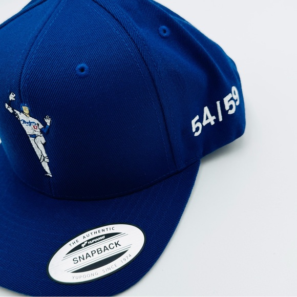 NEW LA Dodgers Shohei Ohtani MLB Baseball 50/50. Club SnapBack Hat All Blue - Picture 3 of 3